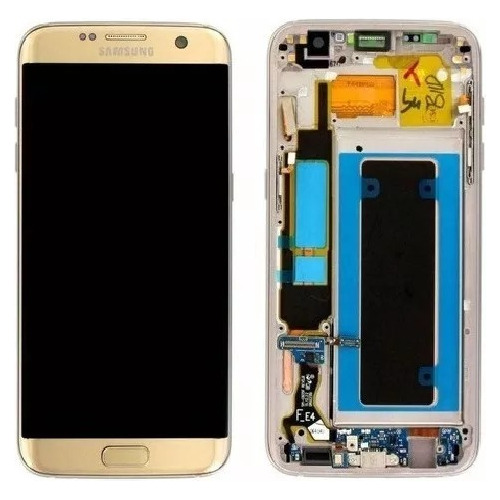 Pantalla Samsung S7 Edge Oled Con Colocación Y Gel De Regalo