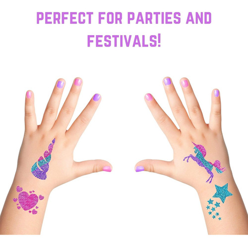 Girlzone Tatuajes Temporales Tattoo De Unicornios