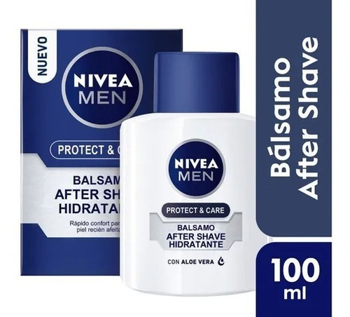 Bálsamo After Shave Nivea Men Protect & Care 100 Ml