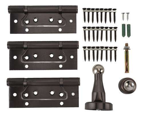 Kit De Bisagra De Puerta De 5 Pulgadas Stop Metal Quiet Stro