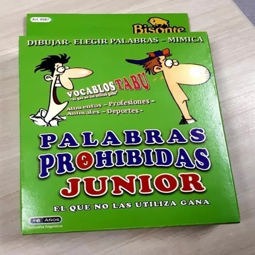 Palabras Prohibidas Junior Tabú Juego De Mesa Para Niños