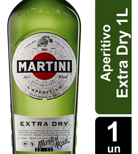 Martini Extra Dry Aperitivo X 1 Lt