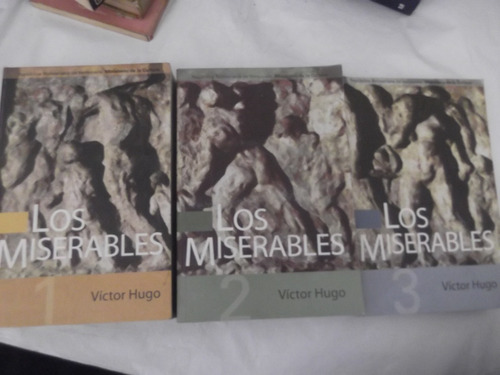 Los Miserables Victor Hugo 3 Tomos Obra Completa.