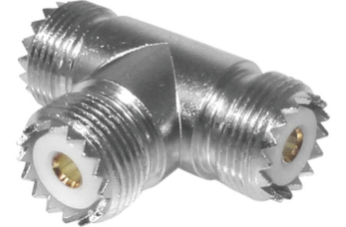 Adaptador En Forma T, De Conector Uhf Hembra (so-239) A