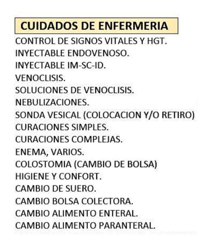 Imagen 2 de 2 de Enfermero A Domicilio