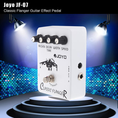 Joyo Jf -07 Clásico Flanger Pedal De Efecto Guitarra Con Tru