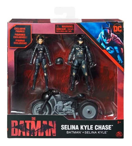 Batman Moto Selina Kyle Con Figuras De Acción 