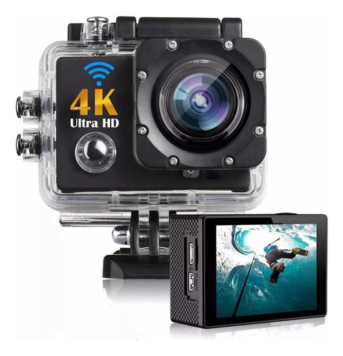 Câmera Action Pro Sport Prova D'água Filmadora