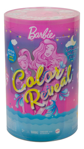 Barbie Color Reveal Slumber Party Fun Muñecas Y Accesorios