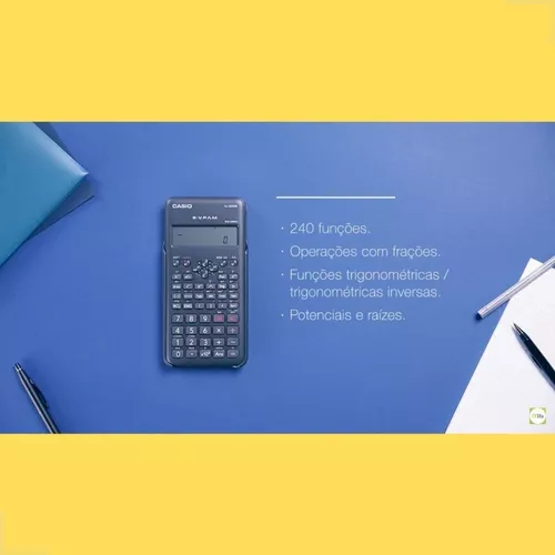 Calculadora Científica 240 Funções FX-82MS-2-S4-DH CASIO