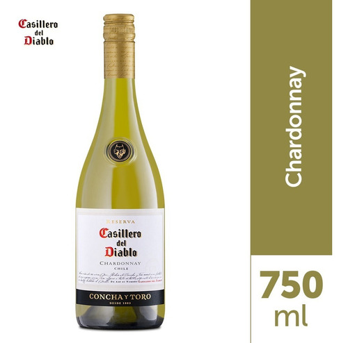 Vinho Chardonnay Concha Y Toro 750ml Casillero Del Diablo