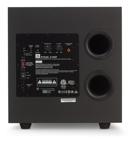 Alto-falante JBL Stage A100P black 100V-120V/220V-240V