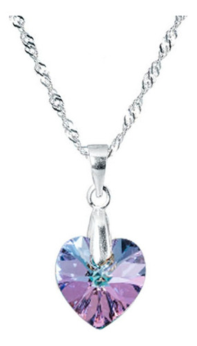 Joyas Colgante Corazón Romance Swarovski® Plata