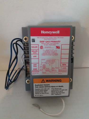 Modulo Control Llama Honeywell Quemadores Gas Wayne S89f