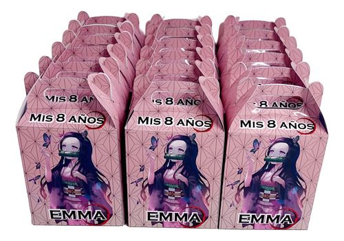 10 Cajas Mc Donald Personalizado Nezuco