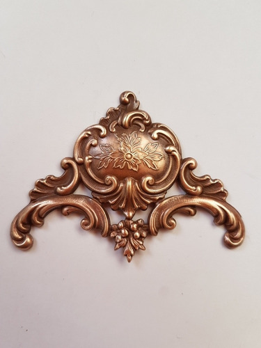 Herraje De Bronce Antiguo Para Ornamento De Muebles 