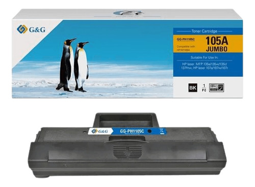 Toner Compatible Hp W1105a Hp 105a 1105a Jumbo