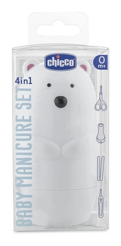 Imagen 4 de 7 de Set Cuidado Higiene Chicco Peine Cepillo Alicate Rosa/celes