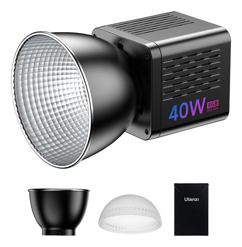 Led de luz led Ulanzi L024 color rgb con estructura Negro 220V