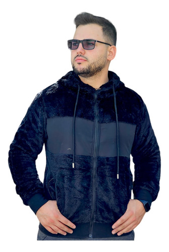 Chaqueta Oso Peludo Chiporro Suave Abrigo Hombre Unisex 