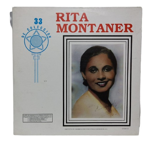 Rita Montaner  33 De Coleccion, Lp La Cueva Musical