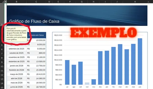 Planilha Fluxo De Caixa Offline. (envio Gmail Ou Whatsapp).