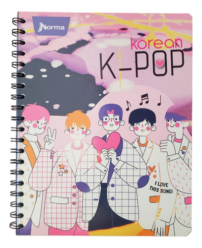 Cuaderno Espiral De 100 Hojas Profesional De C7 Norma Basic