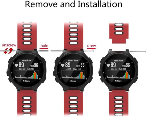 Correa Para Reloj Isabake , Silicona Suave, Hebilla Metálica