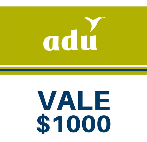 Vale Adu $1000 - Canjeable Por Insumos