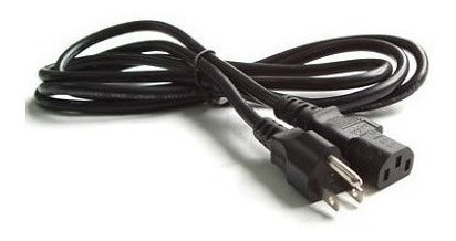 Cable Poder 120v Color Negro