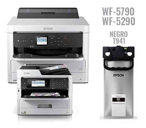 Imagen 2 de 7 de Cartucho Tinta Epson T942 Negro Compatib Wf-5290 - 5790