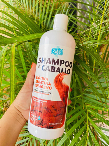 Shampoo Zaire Con Biotina Y Colágeno Para Crecimiento