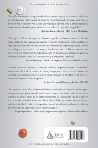 Libro Reconstruyendo El Tablero: Sé Estratégico En Tus Nego
