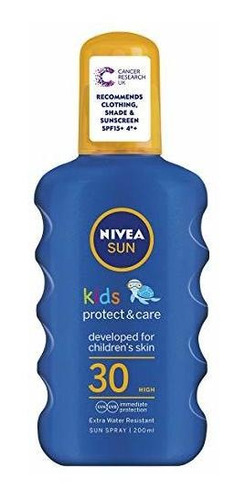 Sun De Nivea Sun Spray De Niños Spf30 Larga Duración Resiste