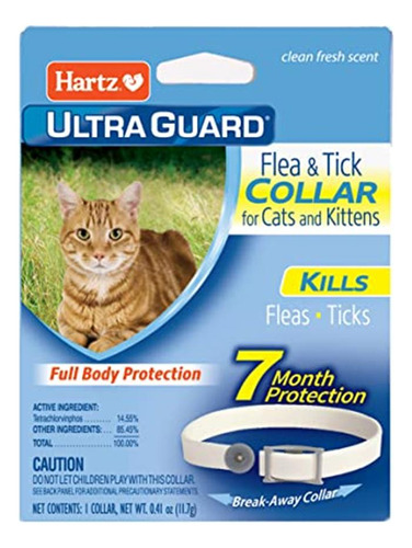Collar Antipulgas Y Garrapatas Para Gatos Y Gatitos, Protecc