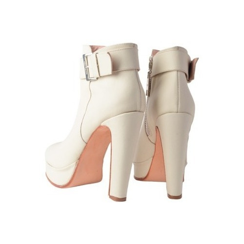Botas Botinetas De Cuero De Mujer - Nigel - Ferraro