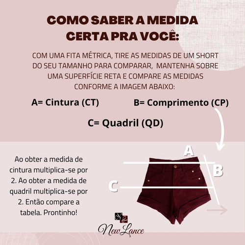 Imagem 8 de 9 de Kit C/5 Short Jeans Brim Cintura Alta Com Elastano Variados
