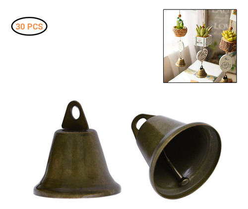 Cascabeles De Bronce De 38 Mm Hechos A Mano, Estilo Vintage,