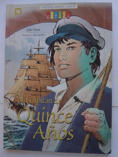 Un Capitán De 15 Años De Julio Verne Para Niños Tapa Dura 
