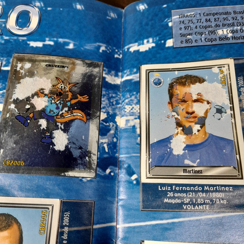 Imagem 3 de 10 de Album Campeonato Brasileiro 2006 Faltam 3 Figurinhas, Panini