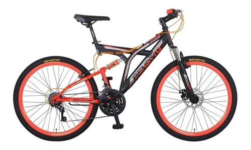 Bicicleta Benotto Rush R26 Mont 21v Doble Susp Fren Disc Del