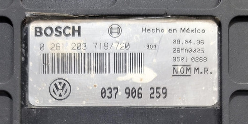 Computadora De Motor Jetta Golf 1996-1997-1998 2.0 037906259 (Usado)