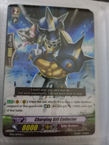 Charging Bill Collector Carta Vanguard