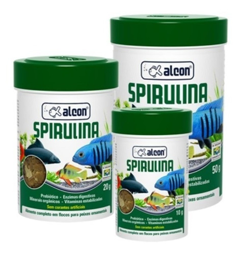 Comida Peces Alcon Spirulina Potenciar El Color Acuaworld