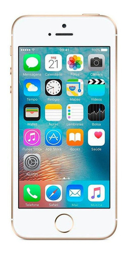 iPhone SE 32gb Usado Dourado Excelente Seminovo