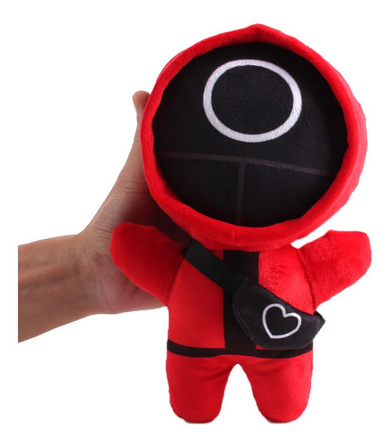 Squid Game Peluche Circulo Rojo Con Tarjeta 