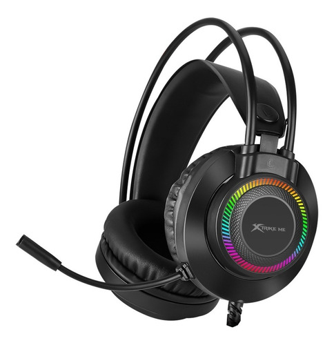 Audífonos Gamer Xtrike Me Diadema Rgb Estereo Microfono Juegos