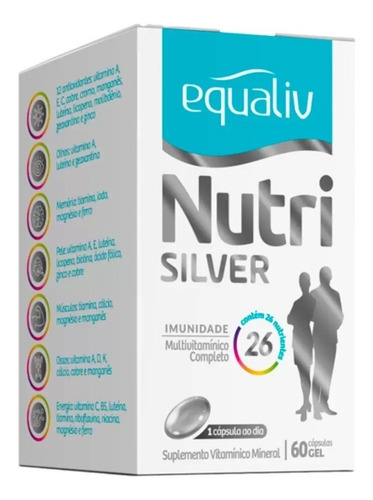 Nutri Silver Multivitamínico 60 Capsulas Equaliv