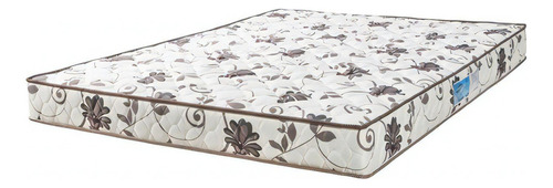 Colchão Casal Berflex D-28 Cuiaba 138x188x14 Cor Bege-floral