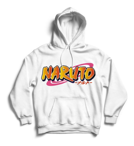 Hermosa Sudadera Naruto Logo Anime